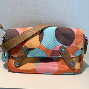 Kipling Nylon Multicolored Messenger Crossbody Bag